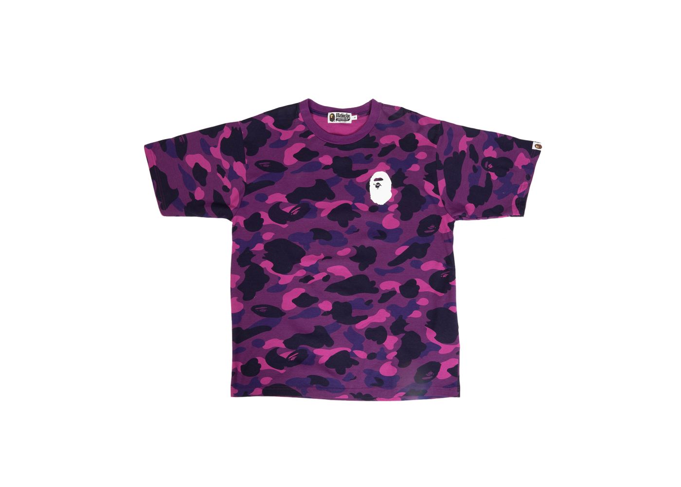 Bape Tee Shirt Purple L BAPE-199111